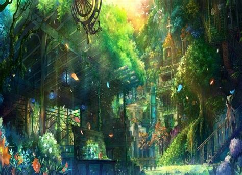 Fantasy Anime Scenery Wallpaper 4k - Anime Wallpaper HD