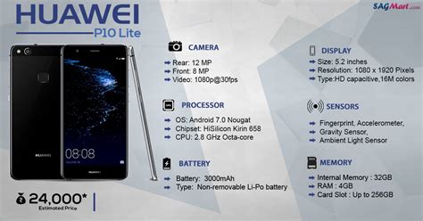 Huawei P10 Lite Price India, Specs and Reviews | SAGMart