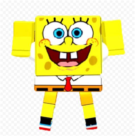 HD Spongebob Roblox Hands Up Charactrer Transparent PNG | Citypng