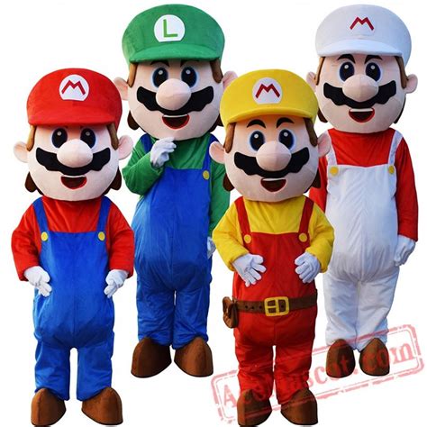 Super Mario Mascot Costume for Adults