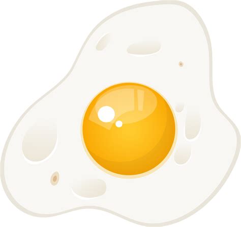 Fried egg in pan clipart design illustration 9342145 PNG