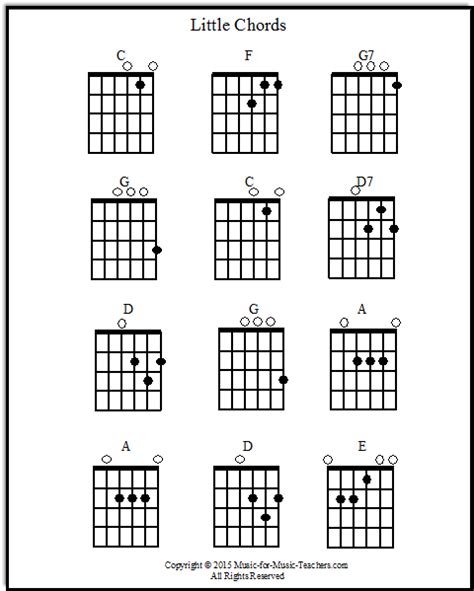 Free Printable Guitar Chords - FREE PRINTABLE TEMPLATES