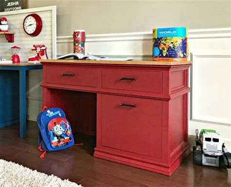 DIY Childrens Desk Plans with Storage - Abbotts At Home