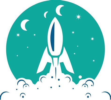 rocket ship logo 22311145 Vector Art at Vecteezy