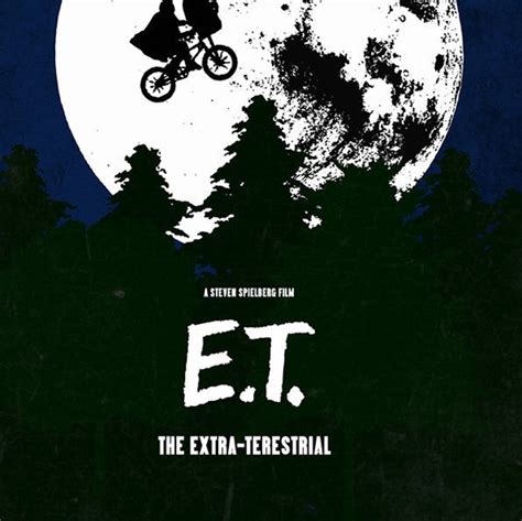 E.T. Poster Print ET movie poster Alternative poster Movie | Etsy