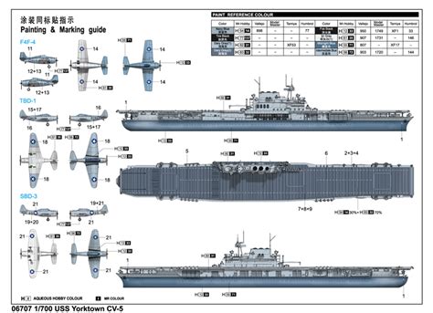 USS Yorktown CV-5 Trumpeter 06707