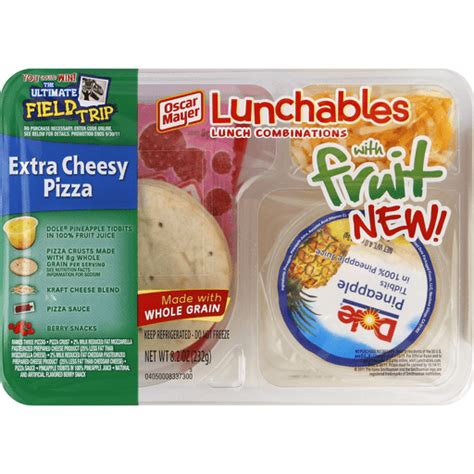 Lunchables Pizza, Extra Cheesy 8.2 Oz | Shop | Foodtown