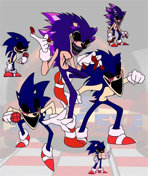 Sonic.exe FNF mod fanart! by Ark0CuratorOfCurves on DeviantArt