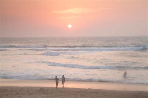 Premium Photo | Beach at Biarritz in France