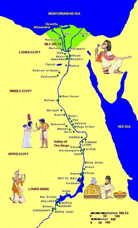 Ancient Egypt Map Images & Pictures - Becuo