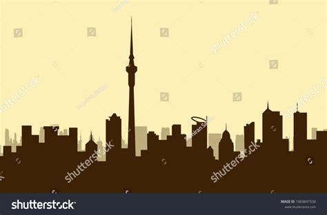 Auckland Skyline Auckland City Skyline Vector Stock Vector (Royalty ...