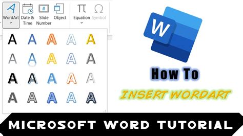 How to Insert WordArt in Microsoft Word 2016 Tutorial | Shapes Tool - YouTube