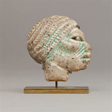 Nubian head inlay | New Kingdom, Ramesside | The Metropolitan Museum of Art