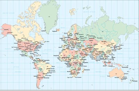 World Map Of Countries - World Maps