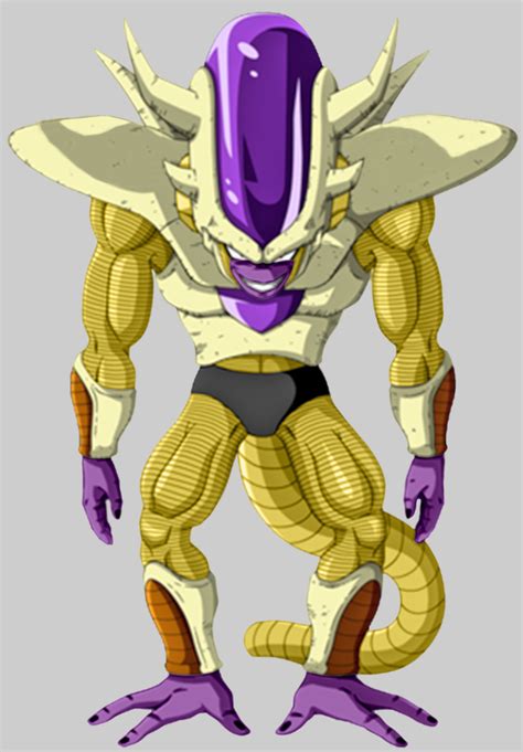 Golden Frieza 3rd Form by SilverBuller on DeviantArt