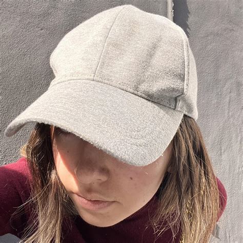 Gray Baseball #Style Cap 🤍 • worn out a handful of... - Depop