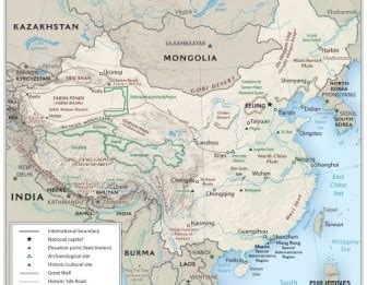 Ancient China Geography Map - Corny Doralia