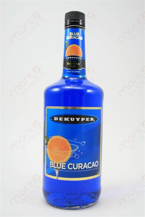 Dekuyper Blue Curacao Liqueur 1L - MoreWines