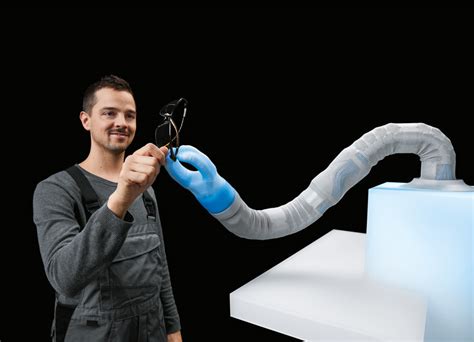 pneumatic robotic arm offers a hand with a soft 'human’ touch