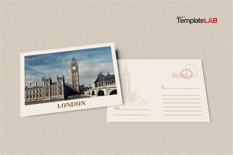 19 Printable Postcard Templates & Designs [Word, PDF, PSD]