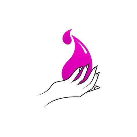 Premium Vector | Charity hand logo design template