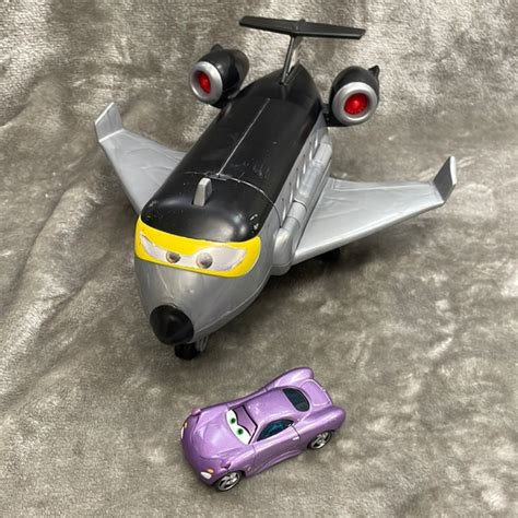 Disney | Toys | 21 Fisher Price Disney Pixar Cars 2 Siddeley Spy Jet Plane Holey Shiftwell ...