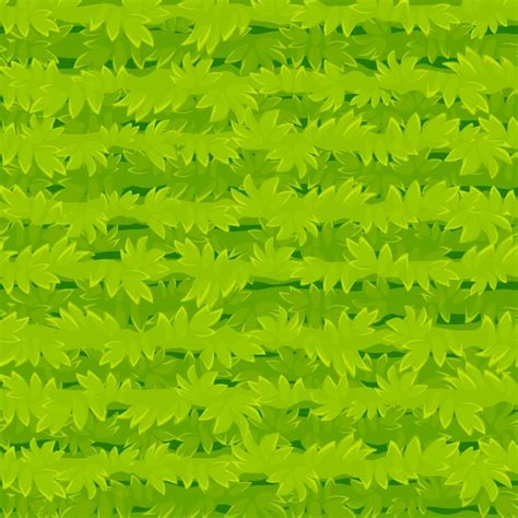 Premium Vector | Seamless texture cartoon grass, green plants pattern for wallpaper ...