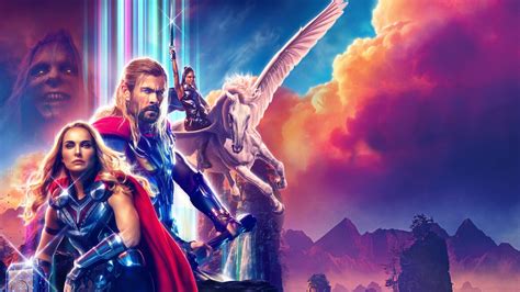 1920x1080 Resolution Thor Love and Thunder 4k Official Textless Poster 1080P Laptop Full HD ...