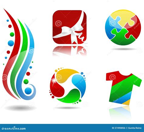 Colorful icons stock vector. Illustration of collection - 27490856