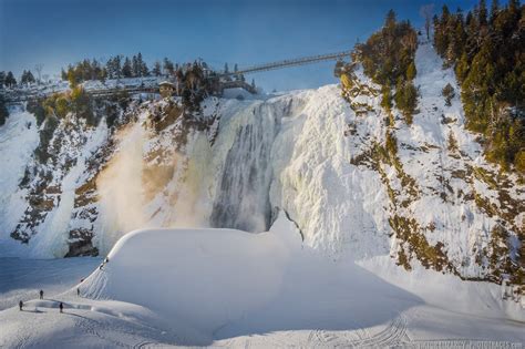 Frozen Montmorency Falls (Quebec)