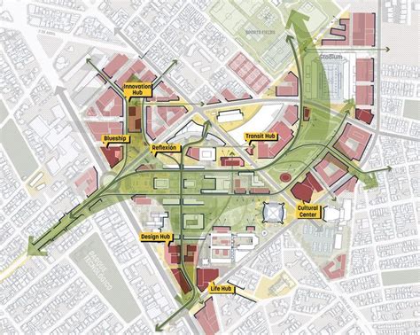 Urban Design Exploded Diagrams How To Integrate Cycling With