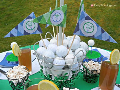 Golf party ideas for a theme birthday or Father's Day