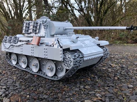 1/16 Scale RC LEGO Panther Tank Instructions With Working Gun Mechanism ...