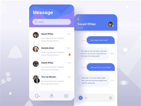 Chat Box by Shahidul Islam Shishir on Dribbble