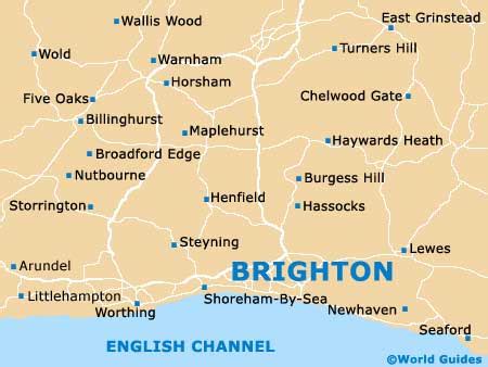 Maps of Brighton, University of Brighton: Map of Brighton University ...