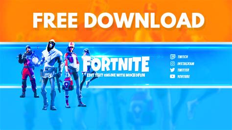 Fortnite YouTube Banner - MockoFUN