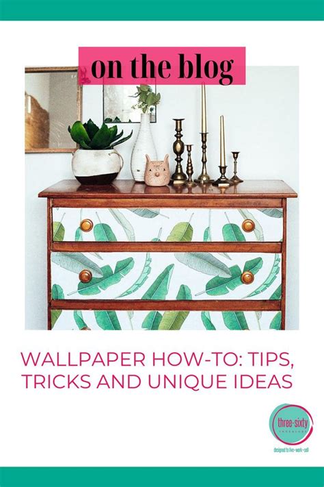 Wallpaper How-To: Tips, Tricks and Unique Ideas | Blog wallpaper, How to hang wallpaper, Wallpaper