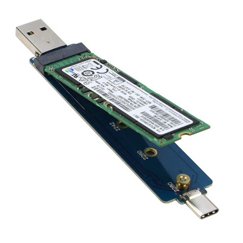 RIITOP NVMe USB Adapter PCIe M.2 NVME SSD to USB 3.1 Gen2 Type A and T