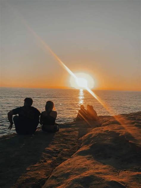 Catching a Sunset at Sunset Cliffs, San Diego