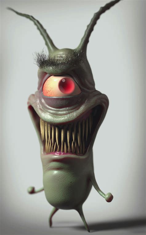 Creepy Realistic Cartoon Characters