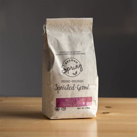 Organic Sprouted Millet Flour - Second Spring Foods