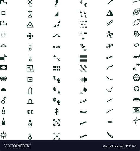 Conventional Symbols Of Topographic Map