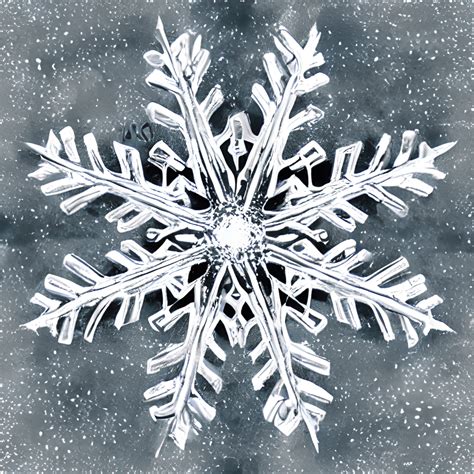 Snowflake Digital Art · Creative Fabrica