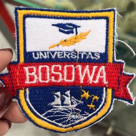 Bosowa UNIVERISTAS Campus LOGO Embroidery LOGO/UNIBOS LOGO/BOSOWA LOGO | Shopee Malaysia