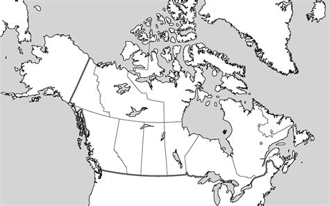 Blank Canada Map - Free Printable Maps