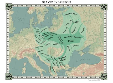 Slavic Expansion by https://www.deviantart.com/arminius1871 on ...