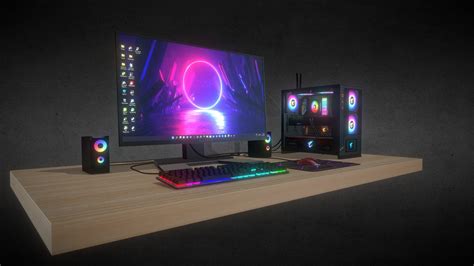 Gaming Desktop PC - Download Free 3D model by Yolala3D | Y3D (@Yolala3d) [d1d8282] - Sketchfab