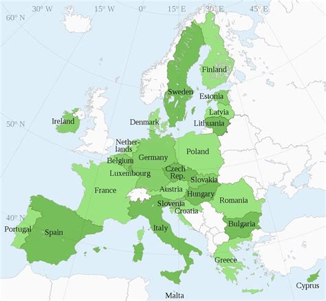 Europe Political Map 2022