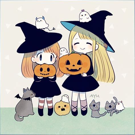 Anime Halloween Chibi