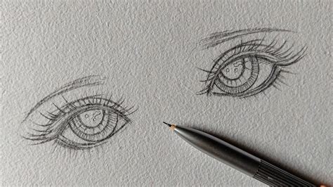 Drawing Semi Realistic Anime Eyes |Quick Tutorial| ss_art1 - YouTube